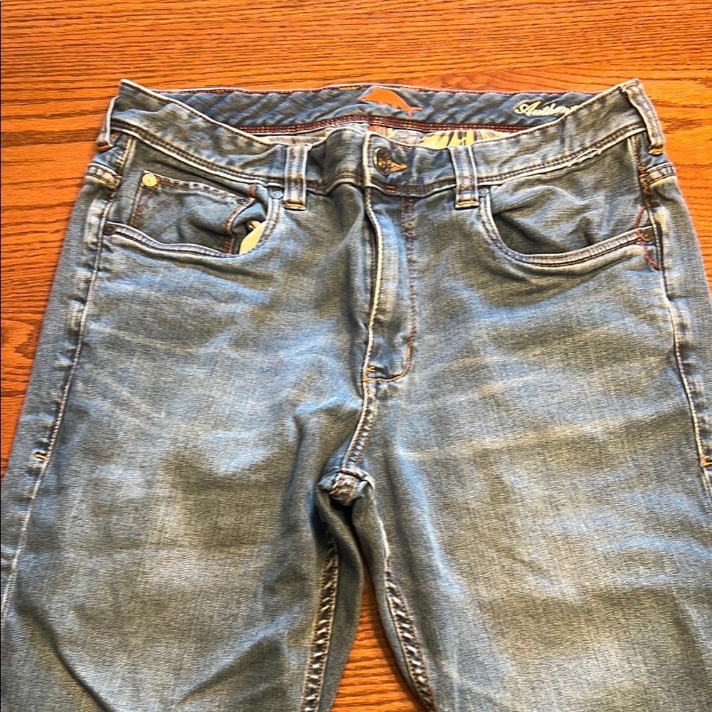 Tommy Bahama sand drifter authentic straight jeans size 33/32 #82